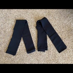 Two pairs of black leggings/tights - never used